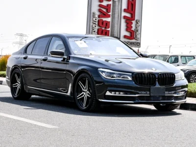 2017 BMW 7-Series 750i 8 Cylinders Engine Petrol Black Beige Sedan