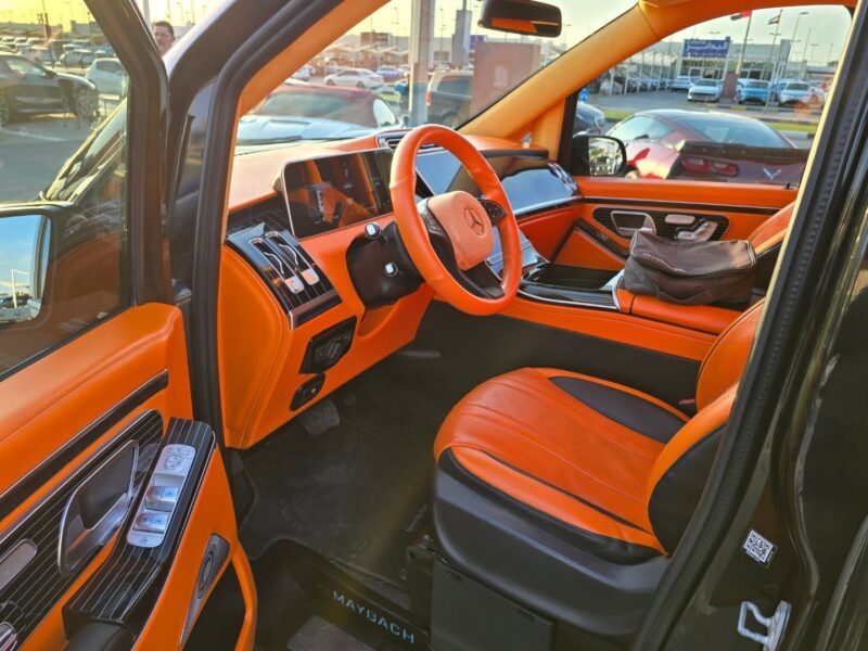 2018 Mercedes-Benz V250 2.0L 4-Cylinder Turbo Black Orange Luxury MPV