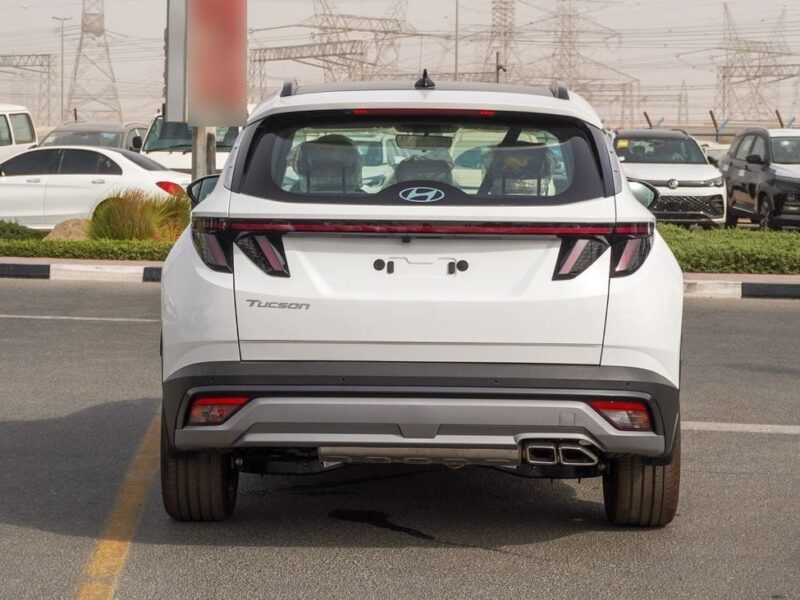2025 Hyundai Tucson 4 Cylinders Engine Petrol White Beige SUV
