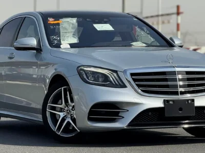 2018 Mercedes-Benz S-Class S 400 6 Cylinder Petrol Engine Silver Black Sedan