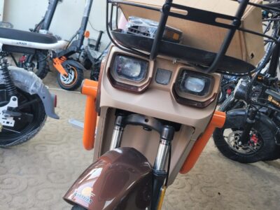 Electric Scooter 48 Volt Battery 45 Speed 50 Range AMP 25 Bronze Beige
