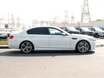 2012 BMW M5 Standard 8 Cylinders Engine White Black Sedan