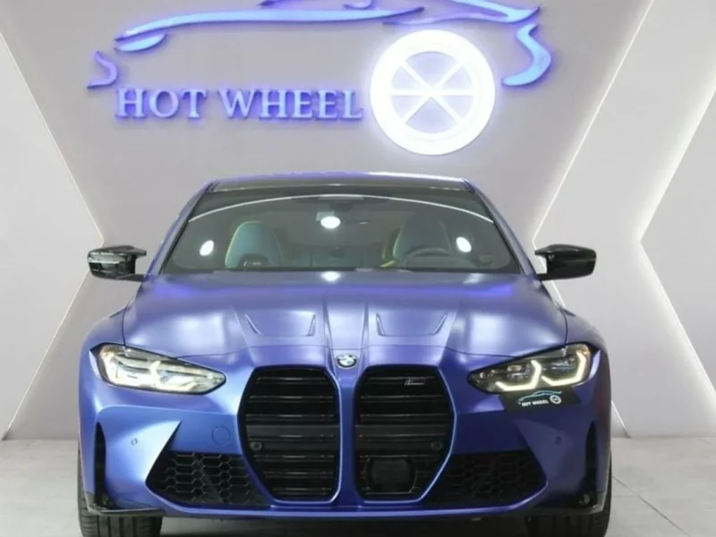 2022 BMW M4 Competition 3.0-liter twin-turbocharged V6 Competition Blue