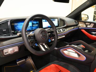 2025 Mercedes Benz GLE 53 Turbo 4MATIC+ inline 6-cylinder Engine Grey Red