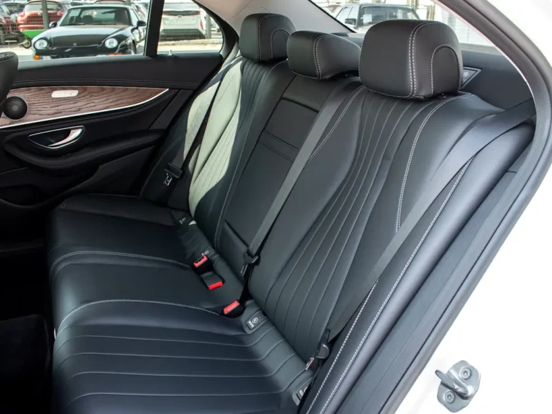 2018 Mercedes-Benz E-Class E400 4Matic 6 Cylinders Engine White Black Sedan