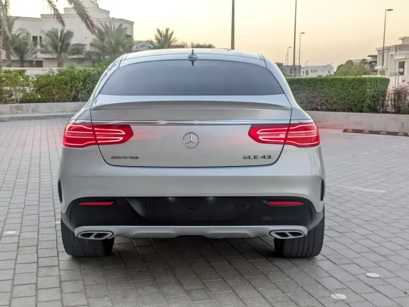 2017 Mercedes-Benz GLE Coupe GLE 43 AMG 6 Cylinders Engine Silver Brown SUV