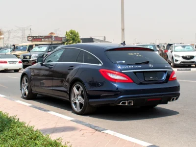 2013 Mercedes-Benz CLS-Class CLS 63 AMG 8 Cylinder Engine Blue Black