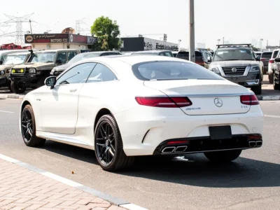 2018 Mercedes-Benz S-Class S 63 Coupe AMG Super Clean Car White Black