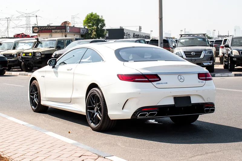 2018 Mercedes-Benz S-Class S 63 Coupe AMG Super Clean Car White Black