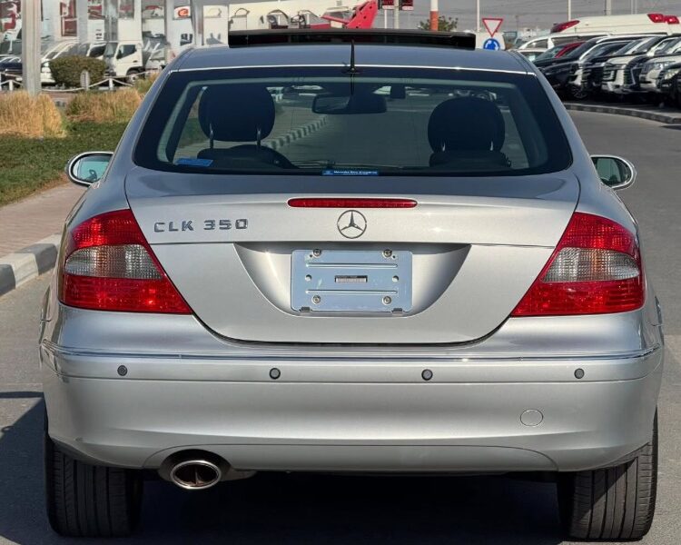 2006 Mercedes-Benz CLK350 3.5 Litres V6 Engine Silver Black Coupe RWD