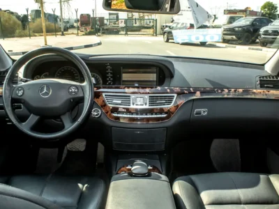 2007 Mercedes-Benz S-Class S 350 6 Cylinders Engine Silver Black Sedan