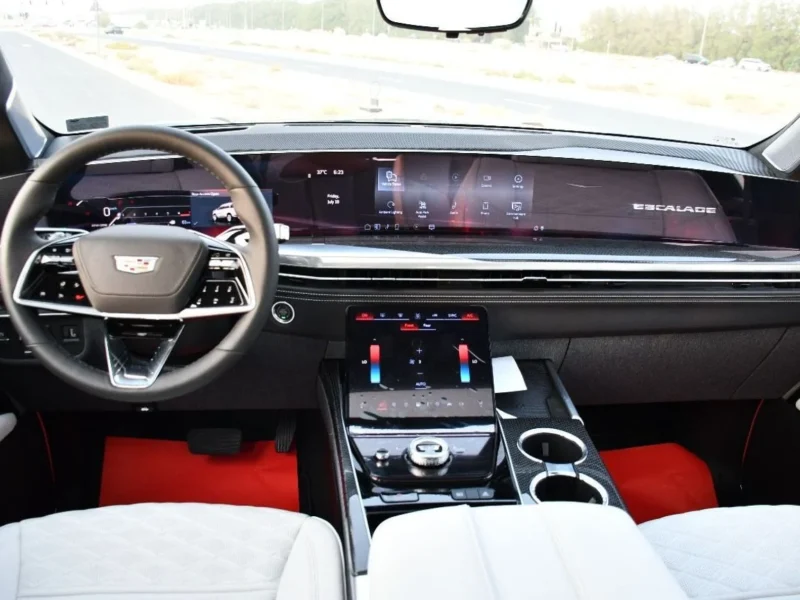 2025 Cadillac Escalade Escalade-V 6.2L 8 Cylinders Engine Black White SUV GCC Specs