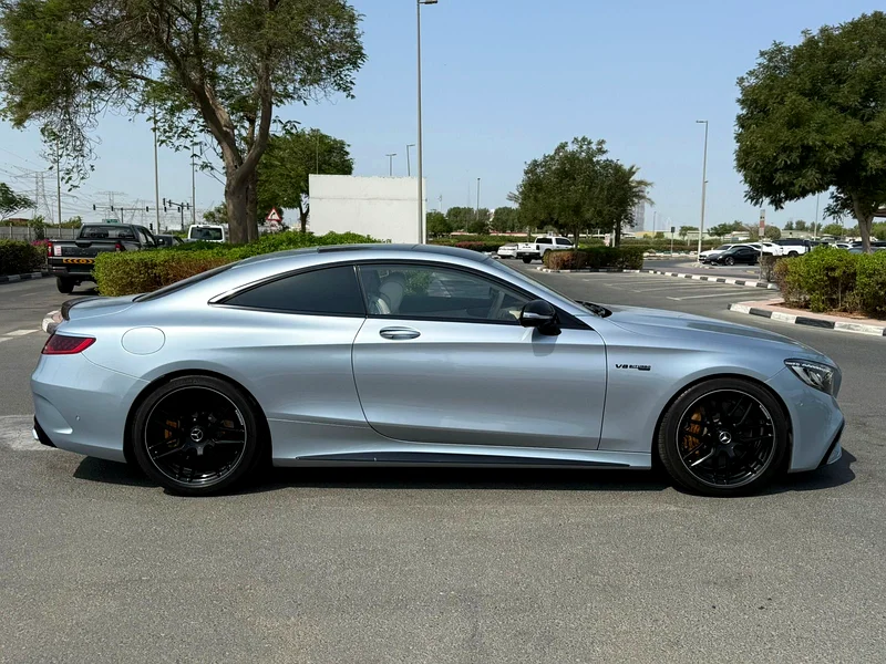 2019 Mercedes-Benz S-Class S63 AMG 4Matic 8 Cylinders Silver White Coupe