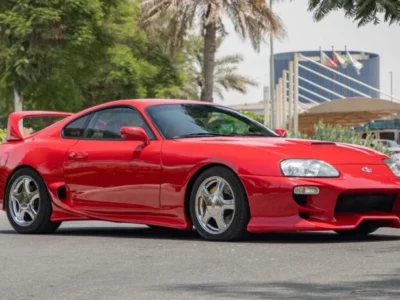 1995 Toyota Supra 3.0L Petrol Engine Auto German Spec Red Black