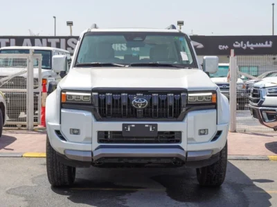 2025 Toyota Prado 2.4L 4 Cylinder Engine TURBO White Beige SUV