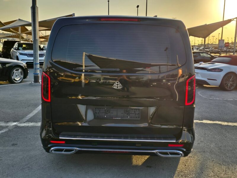 2018 Mercedes-Benz V250 2.0L 4-Cylinder Turbo Black Orange Luxury MPV