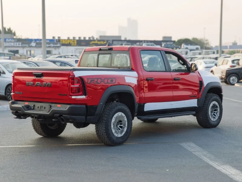 2025 RAM 1500 RAM RHO 3.0L TT HO Red Black FULL OPTION GCC Specs