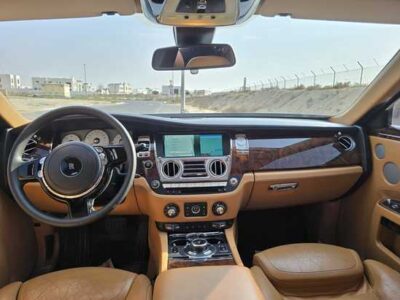2015 Rolls-Royce Ghost 6.6L Twin-Turbocharged V12 White Tan Luxury Sedan