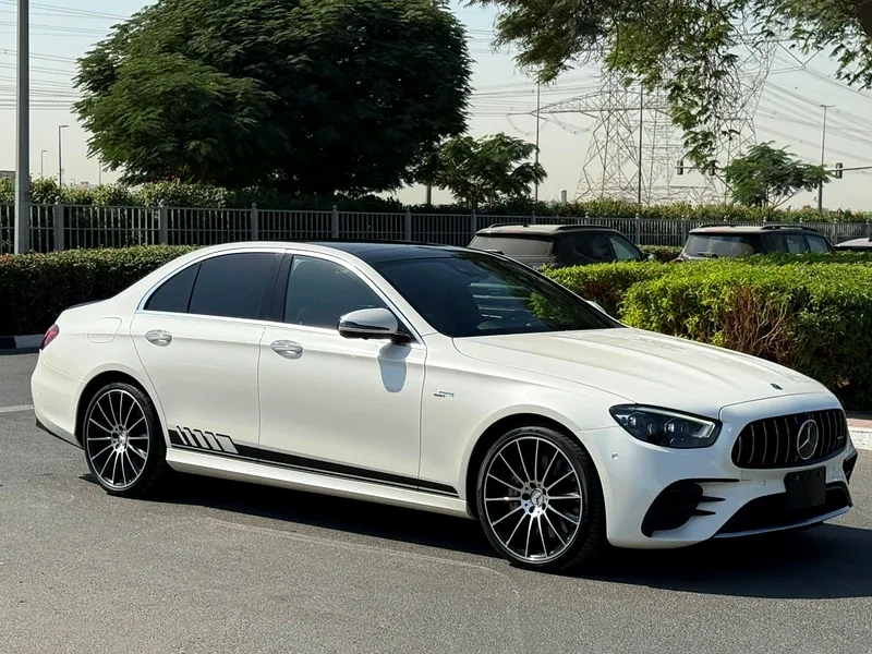 2020 Mercedes-Benz E-Class E 53 AMG V6 BITURBO Night Edition 1 White Brown Sedan