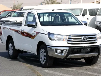 2025 Toyota Hilux SR RWD 2.7 L 4 Cylinders Engine White Red Pick Up Truck