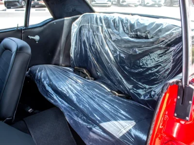 1965 Ford Mustang GT 8 Cylinder Engine Petrol Red Black Coupe