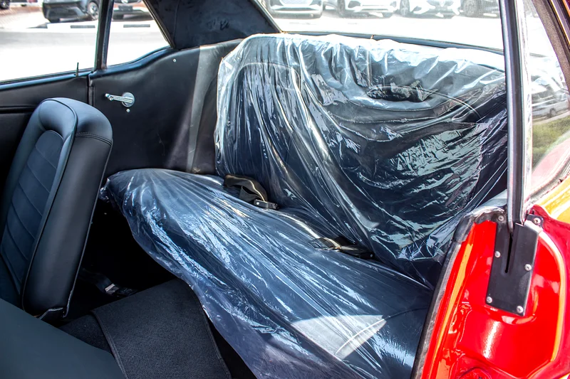 1965 Ford Mustang GT 8 Cylinder Engine Petrol Red Black Coupe