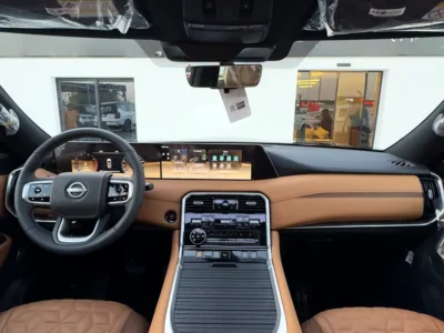 2025 NISSAN PATROL PLATINUM 3.5 TWIN TURBO V6 Engine Black Beige SUV