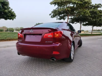 2007 Lexus IS-Series Sport 6 Cylinders Engine Red Beige Sedan GCC Specs