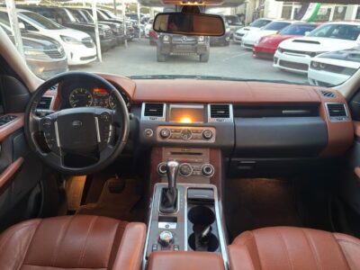 2010 Land Rover Range Rover Sport 8-Cylinder Supercharged Engine Black Orange