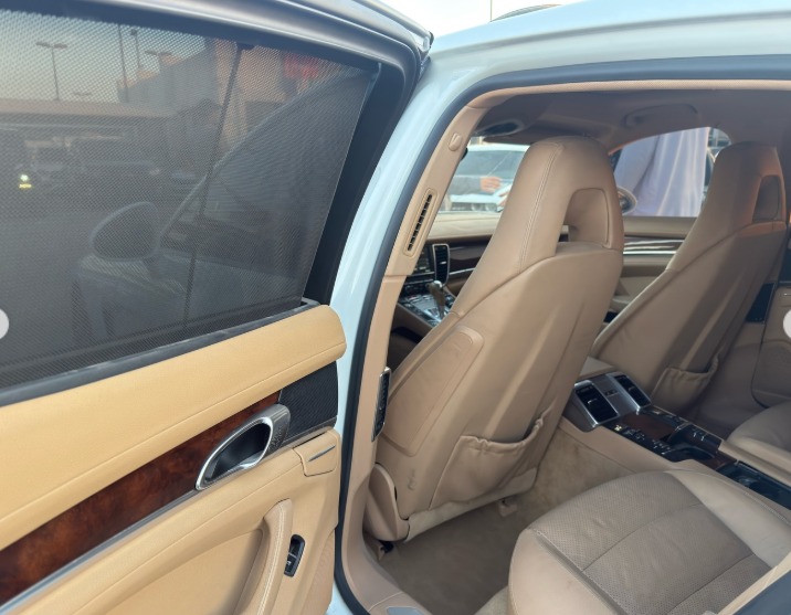 2013 Porsche Panamera 6-Cylinder Engine AT Full Option White Beige Sedan