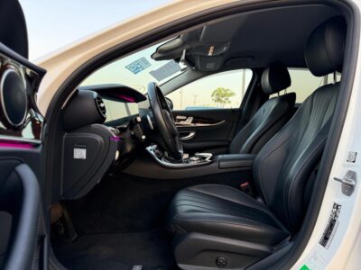 2017 Mercedes-Benz E400 3.0 litre 6 Cylinder Engine White Black Sedan