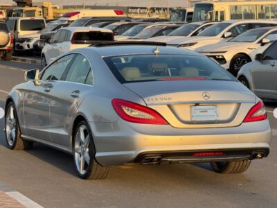 Mercedes-Benz CLS550 AMG Package 4.7L V8 Biturbo Silver Tan Sedan RWD