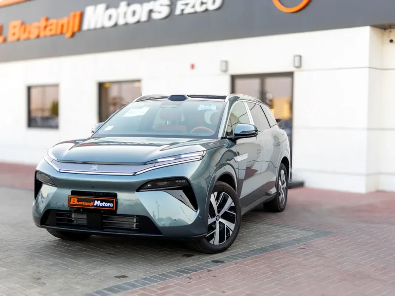 2025 BYD Tang Flagship Electric Car Green Orange SUV 650+ KM Range