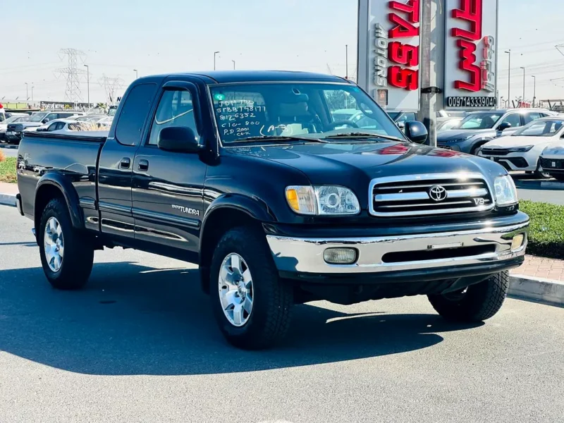 2001 Toyota Tundra Double Cab Limited 8 Cylinders Engine Black Grey Pick Up Truck