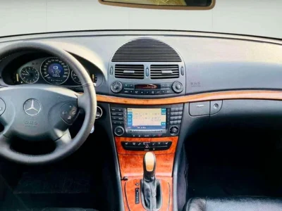 2003 Mercedes-Benz E-Class E 240 6 Cylinders Engine White Black Sedan