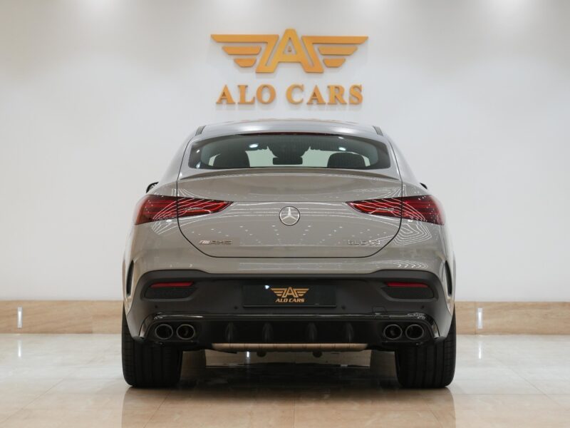 2025 Mercedes Benz GLE 53 Turbo 4MATIC+ inline 6-cylinder Engine Grey Red