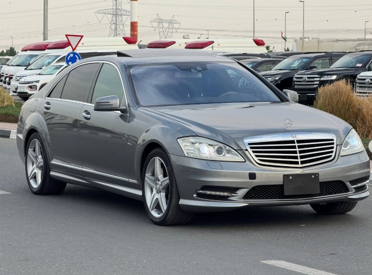 2012 Mercedes-Benz S400L AMG Package 3.5L V6 Engine Grey Black Sedan RWD