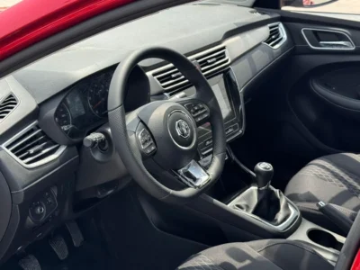 2025 MG 5 Standard 1.5L 4 Cylinders Engine Petrol Manual Red Black Sedan