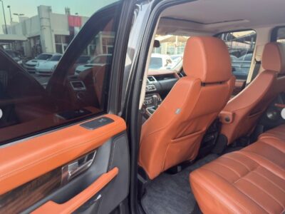 2010 Land Rover Range Rover Sport 8-Cylinder Supercharged Engine Black Orange