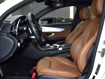 2020 Mercedes-Benz C-Class C200 4 Cylinders Engine White Brown Sedan