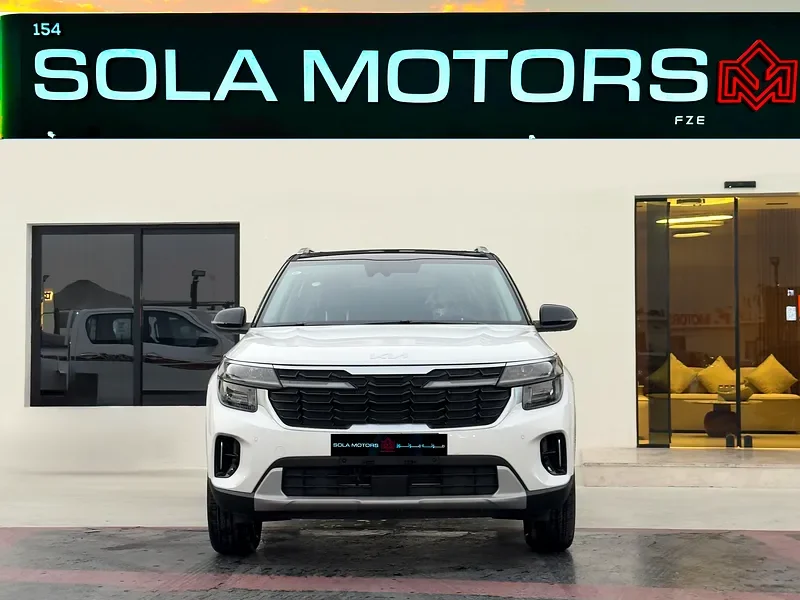 2025 Kia Seltos Luxury Edition 1.5 4 Cylinders Engine White Black Crossover