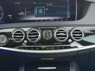 2018 Mercedes-Benz S-Class S 400 6 Cylinder Petrol Engine Silver Black Sedan