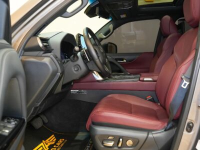 2023 Lexus Lx 600 Signature 3.5L twin-turbo V6 Engine Grey Red SUV