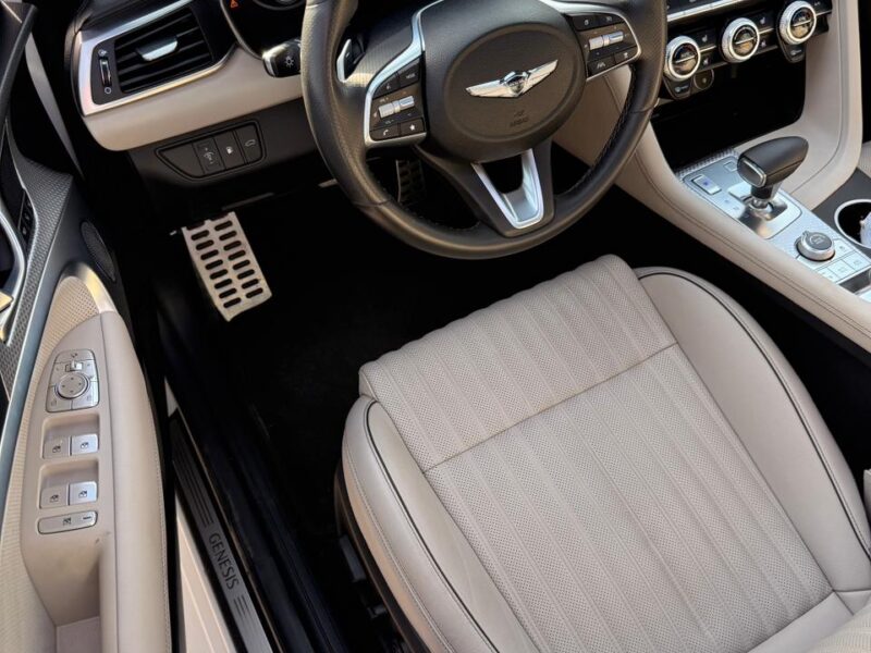 2023 GENESIS G70 2.0L Turbo V4 VVT White Beige Sedan RWD USA Specs