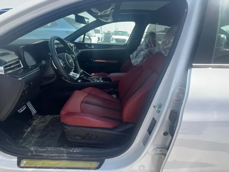2023 Kia K5 2.5 Liter GDI GT-LINE 4 Cylinders Petrol Engine White Red Sedan