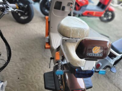 Electric Scooter 48 Volt Battery 45 Speed 50 Range AMP 25 Bronze Beige