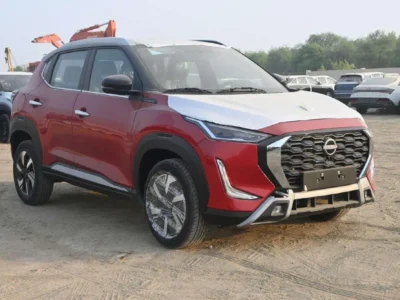 2025 Nissan Magnite SL TURBO CVT 4 Cylinders Engine Red Black SUV