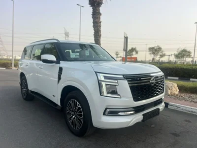 2026 Nissan Patrol LE Titanium 6 Cylinder Engine GCC Specs White Red