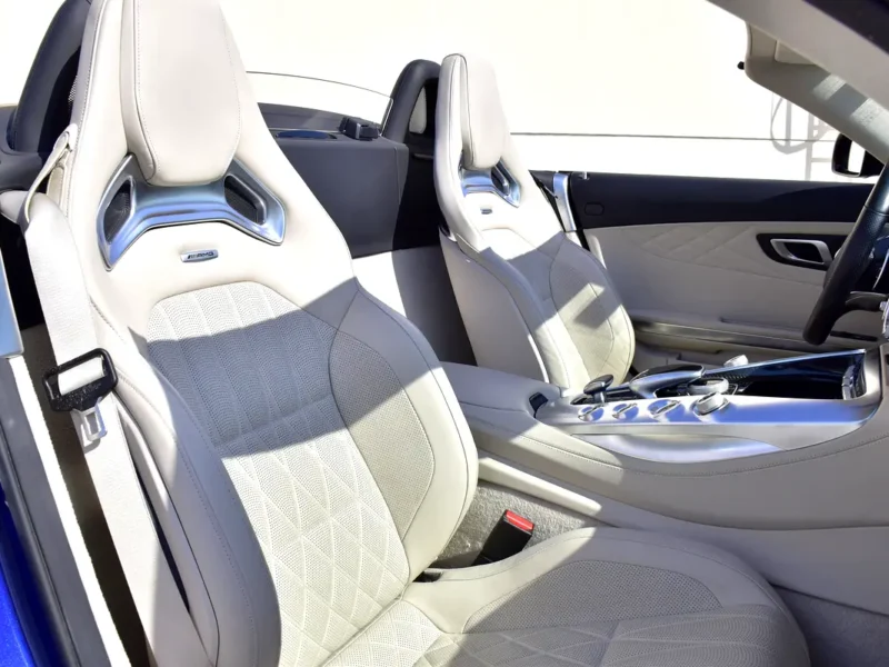 2018 Mercedes-Benz AMG GT 8 Cylinders Engine Blue Beige Convertible GCC Specs