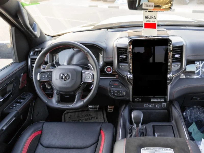 2025 RAM 1500 RAM RHO 3.0L TT HO Red Black FULL OPTION GCC Specs